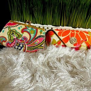 Spartina eyeglass case and snap wallet
